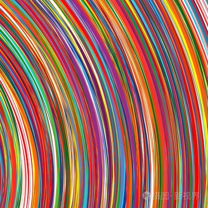 彩虹条纹彩色线条背景
