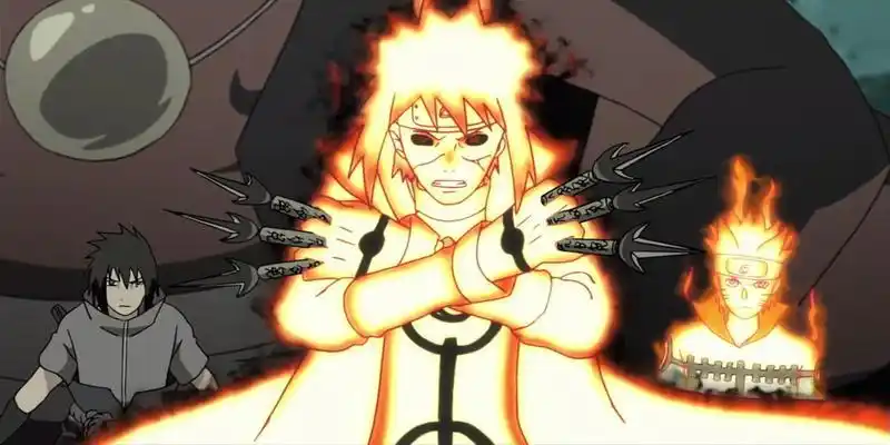 波风水门九尾模式(水门生前没有掌握仙人模式和九喇嘛模式)