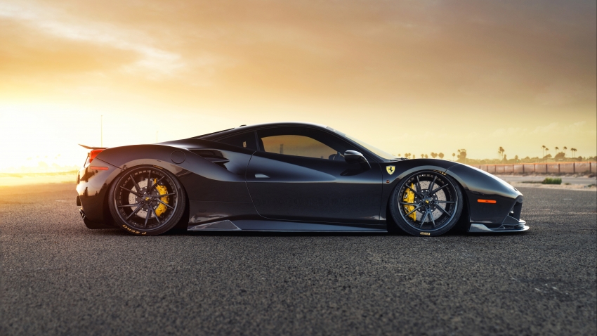 法拉利488 gtb跑车4k电脑壁纸3840x2160