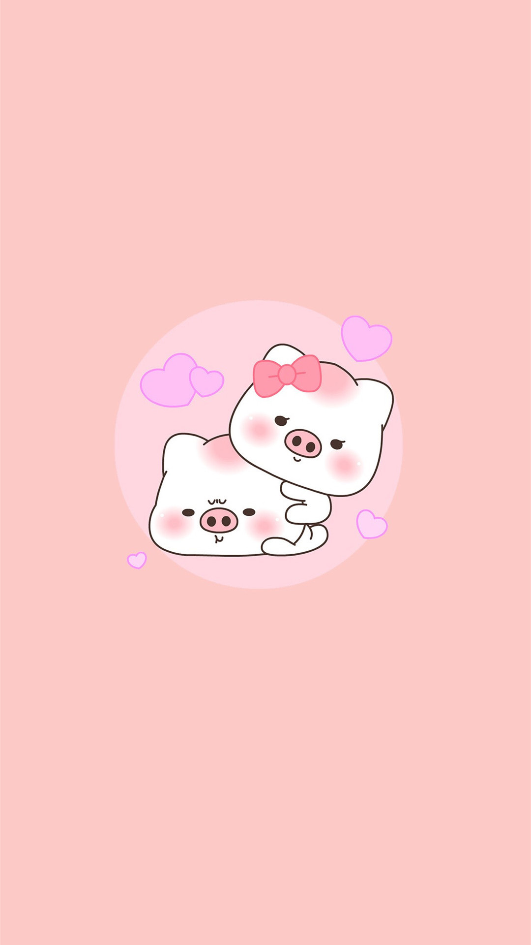 粉色小清新可爱高清手机壁纸