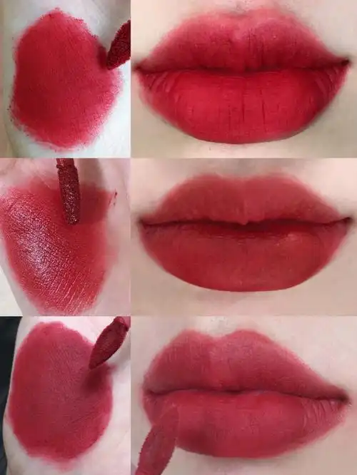 豆沙色最稳妥最百搭的颜色,显色,tf16口红是番茄色薄涂是水红色,较