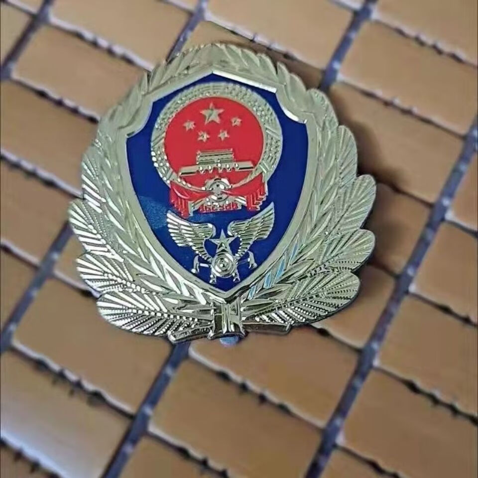 定制金属消防帽徽螺丝扣款橡胶消防帽徽贴胶款大型徽小型徽 标准螺丝