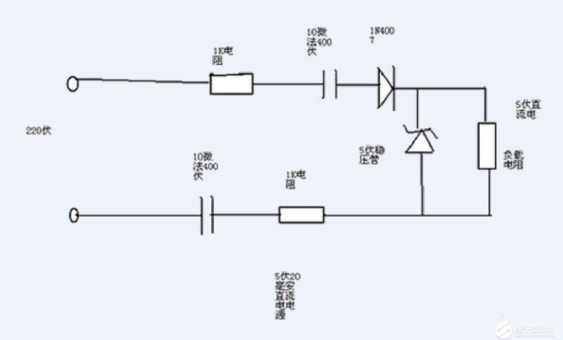 非隔离220v转5v应用方案tt119