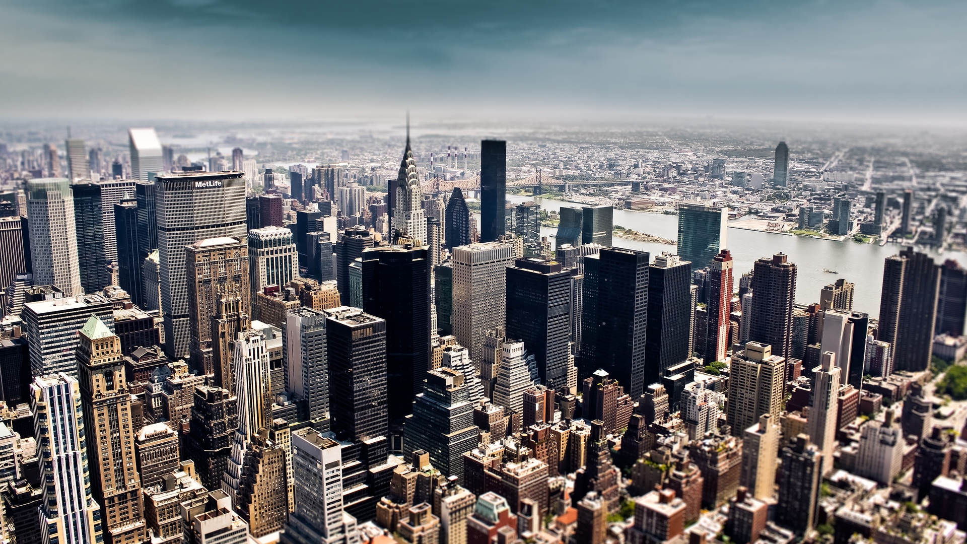 俯瞰繁华都市风光全景电脑桌面壁纸高清大图预览1920x1080_风景壁纸