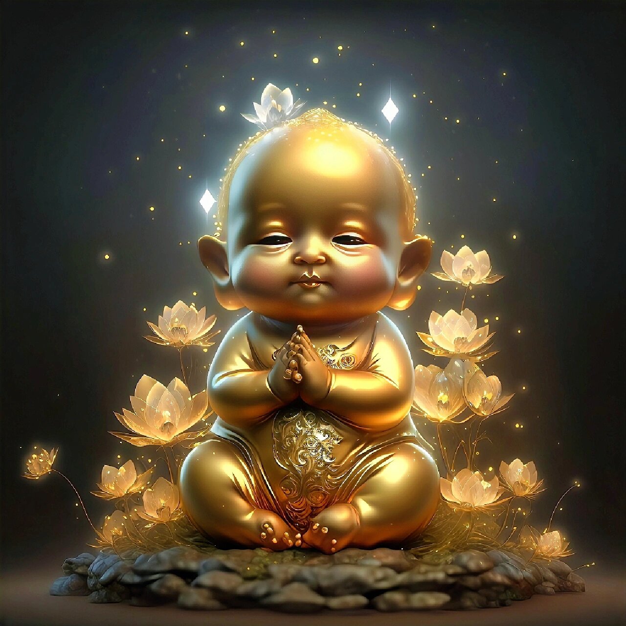 可爱的小佛 【祈福】见佛好运,保佑平安顺遂,逢凶化吉,遇难成祥,诸事