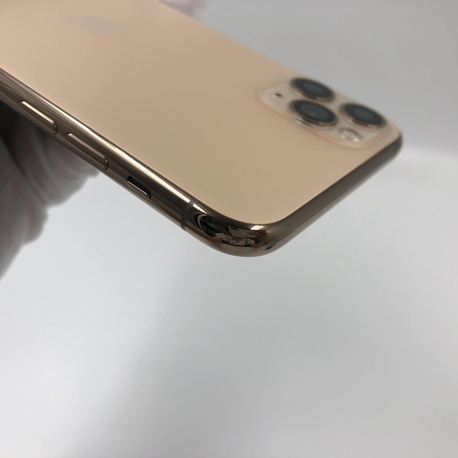 苹果【iphone 11 pro max】4g全网通 金色 256g 国行 95新 真机实拍