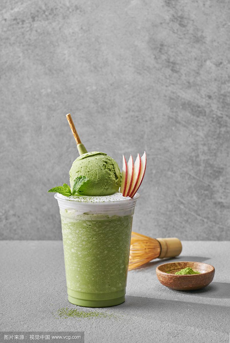 抹茶奶昔