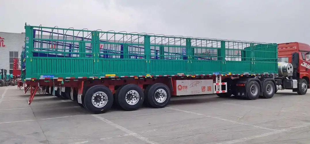 锣响半挂车 新国标半挂车 轻型半挂车 13米高低板仓栅式半挂车