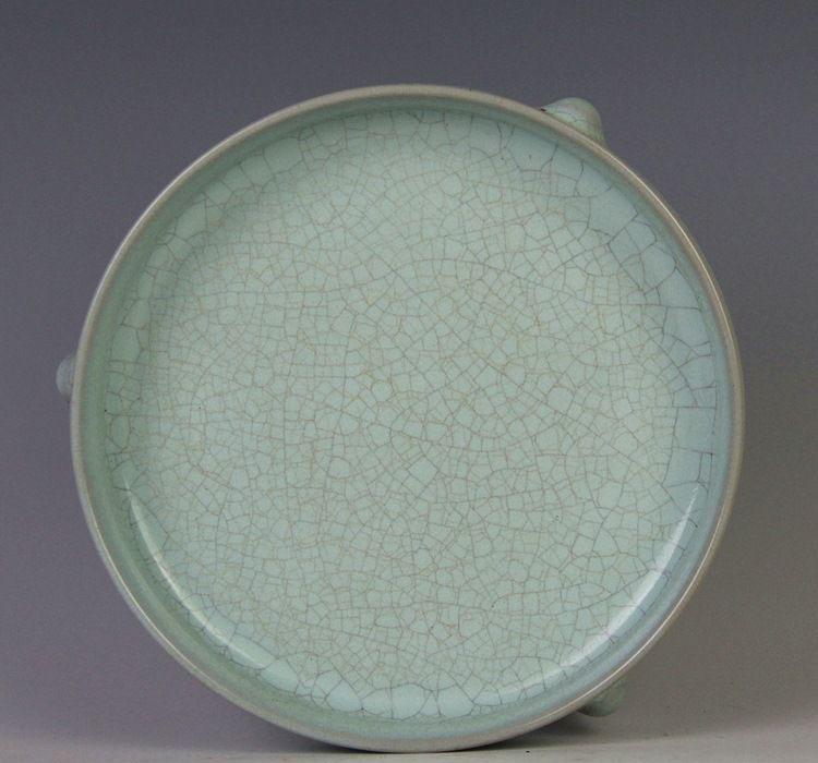 细聊汝瓷开片之鱼鳞纹_白边