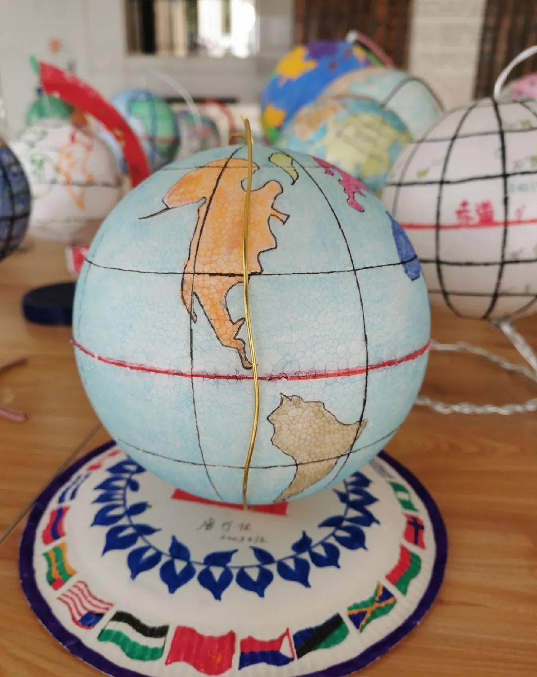环保我先行|"玩转地球"——雅礼雨花中学初一年级地球仪制作比赛_手机
