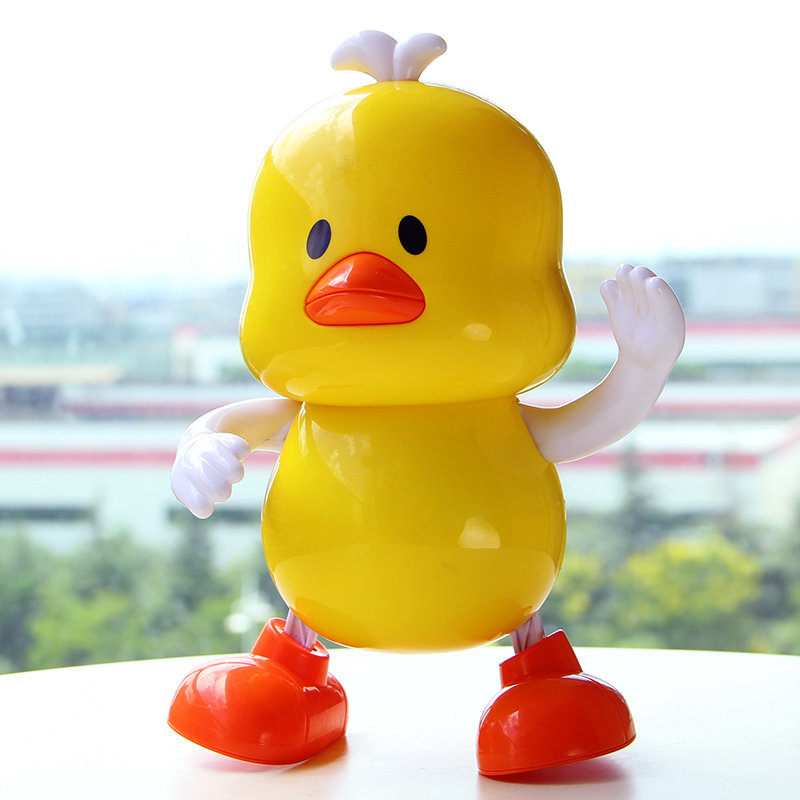 抖音同款小黄鸭跳舞唱歌会动婴儿0-1岁宝宝2-3男女孩电动儿童玩具