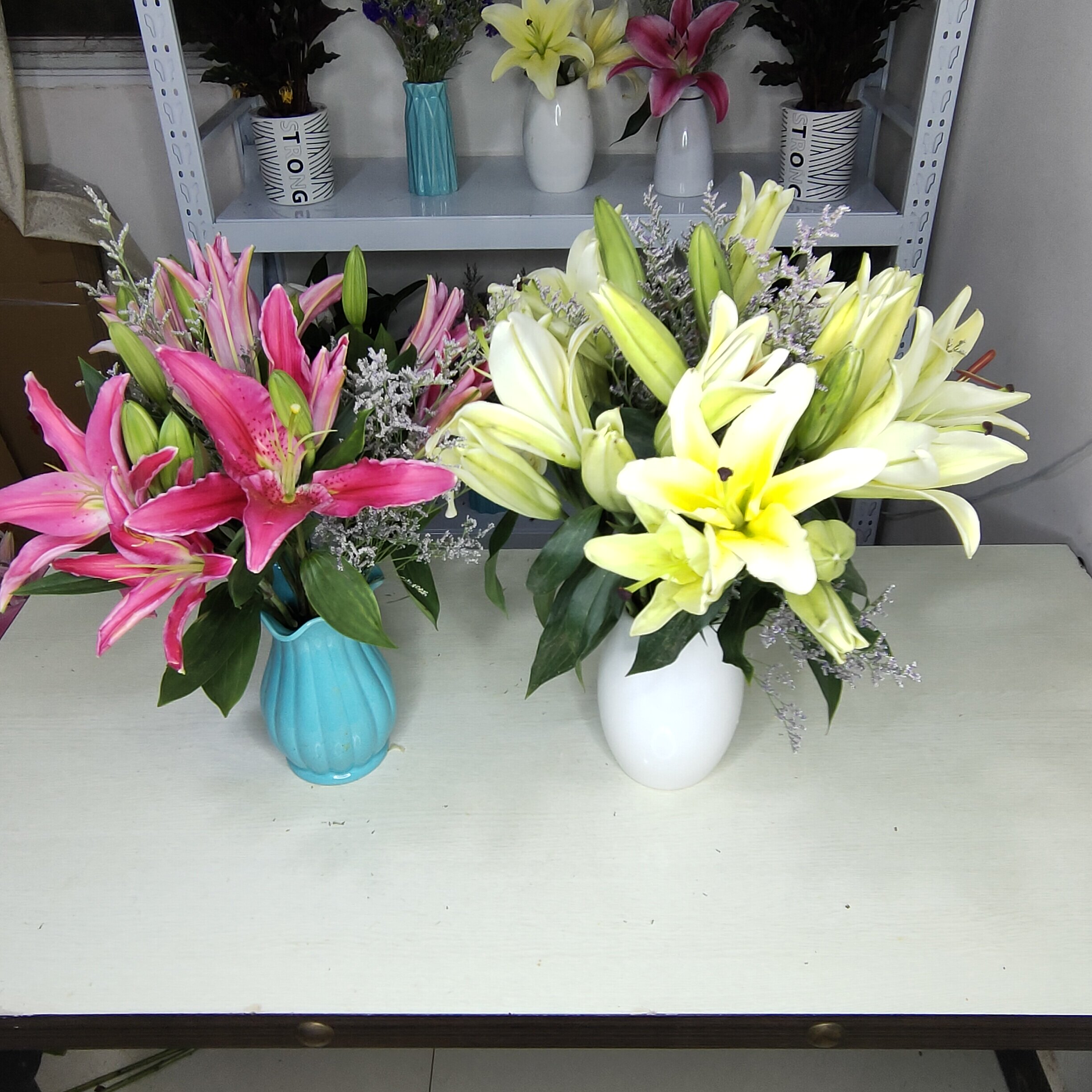 黄天霸天霸香水百合鲜花养花家庭插花包邮到家婚车鲜花