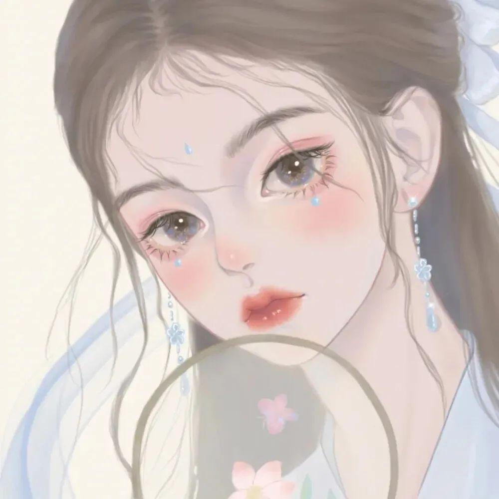 偏古风手绘女生头像