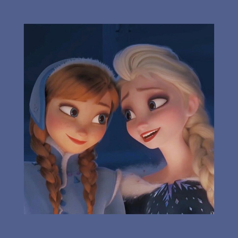 冰雪奇缘头像elsanna篇 !真的超羡慕这样的姐妹情!