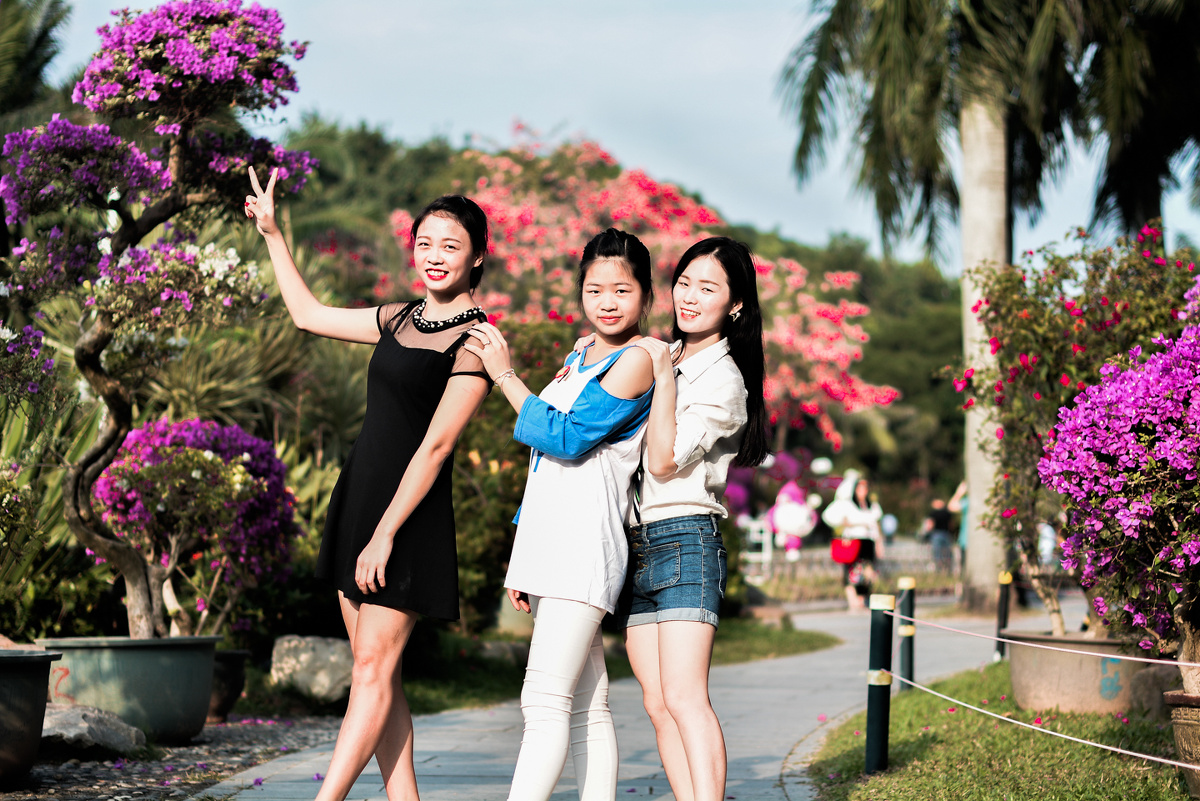 三朵姐妹花莲花山游记