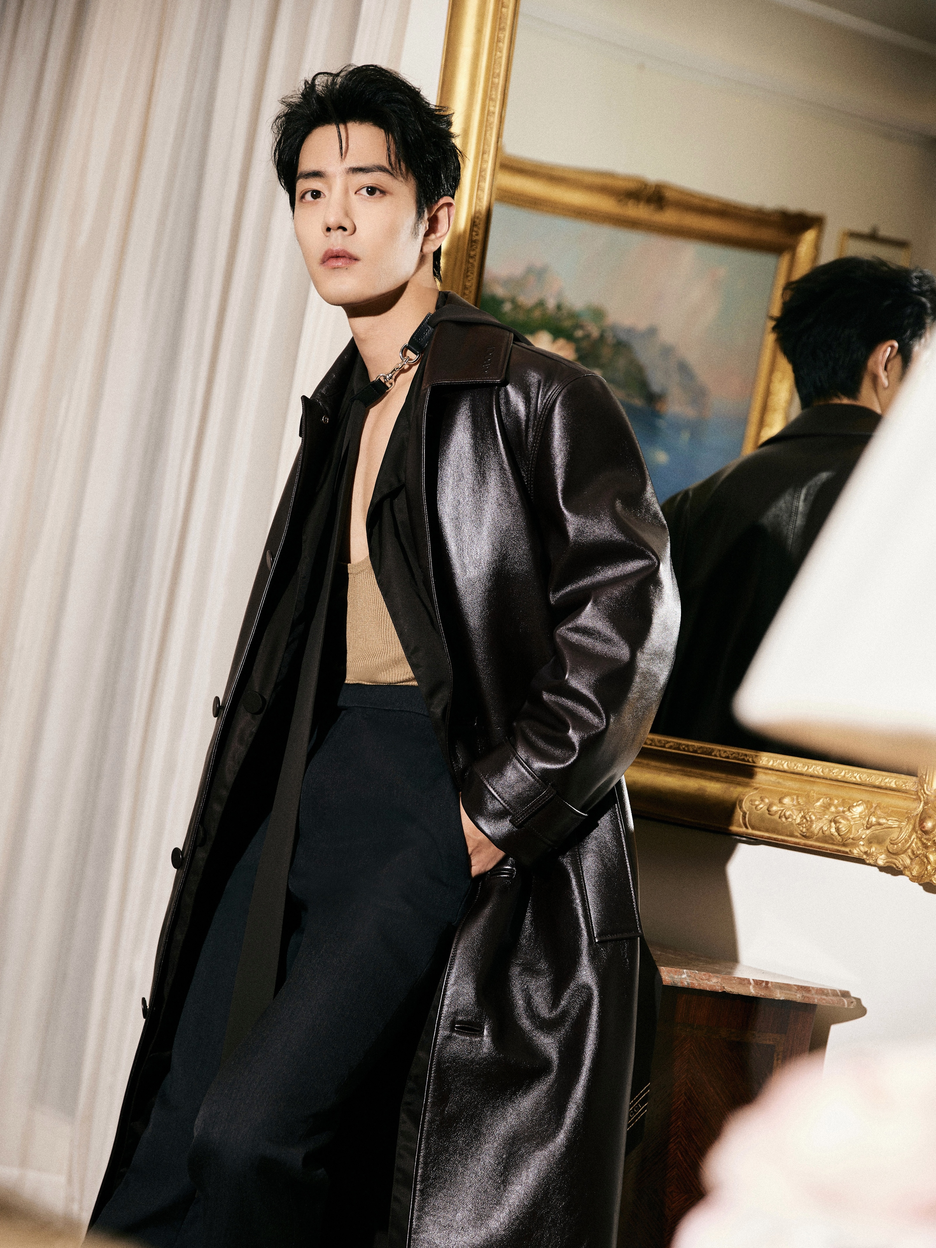 时尚芭莎拍的肖战  这也太帅了吧!