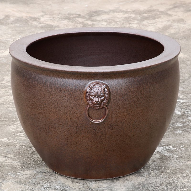 陶瓷养鱼鱼缸大型庭院特大号锦鲤地缸造景大缸鱼缸