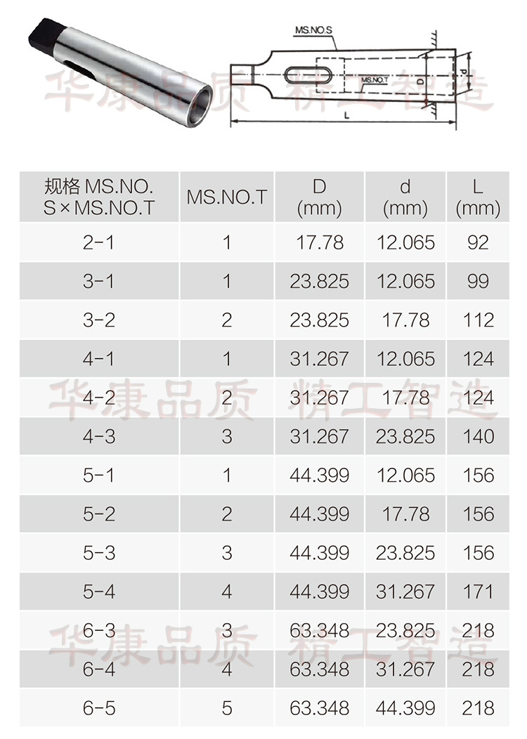 厂家批发供应钻套 变径套 莫氏钻套 锥柄钻套mt2/mt3/mt4/mt5/tm
