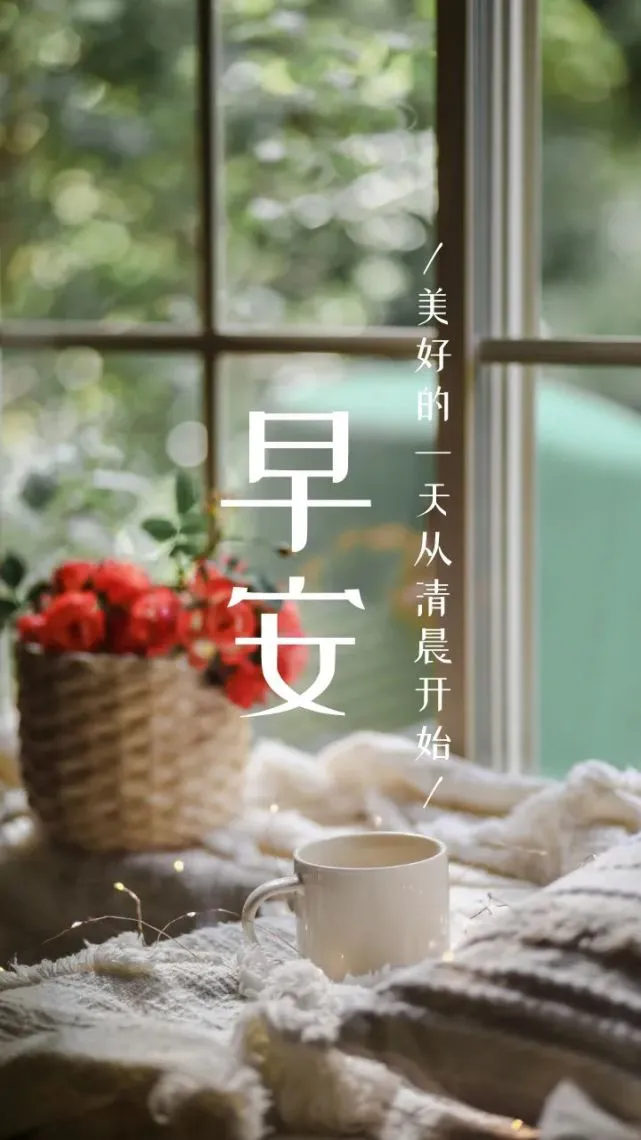 早上好图片语录正能量