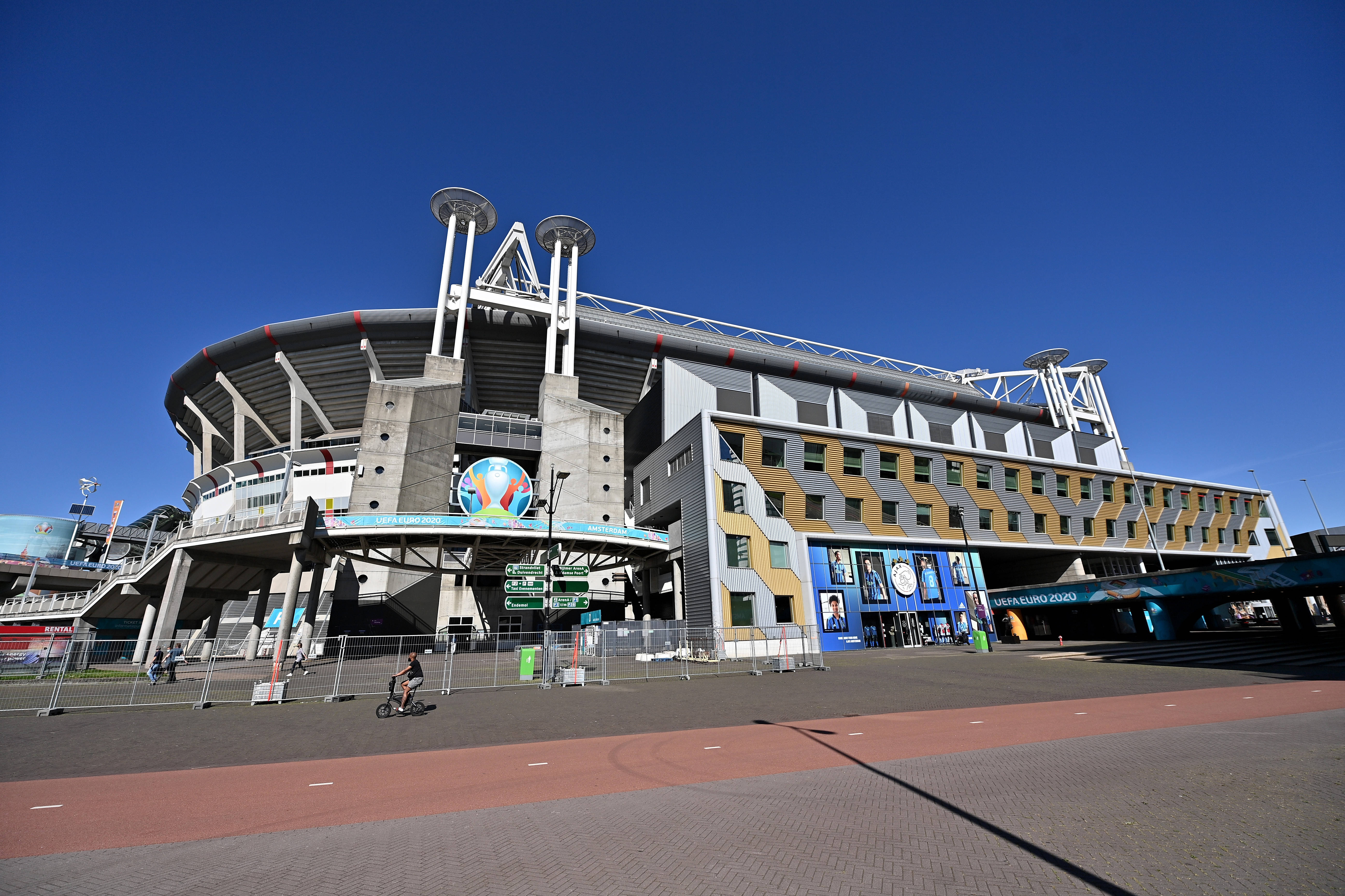高清图欧洲杯前序阿姆斯特丹的克鲁伊夫竞技场