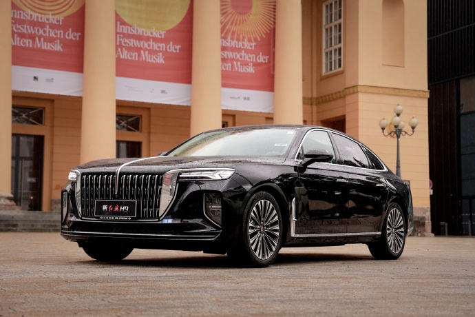 乘势当红,旗遇欧洲##新红旗h9##红旗eh7##一汽红旗