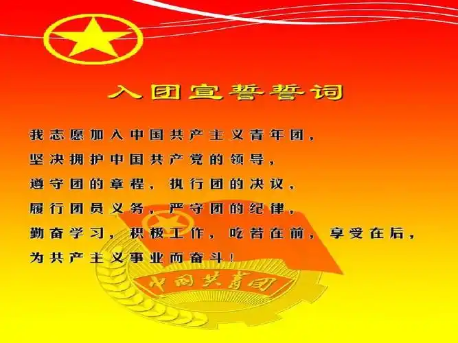 2012入团宣誓仪式ppt