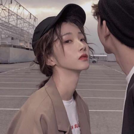 深情情侣真人好看头像图片