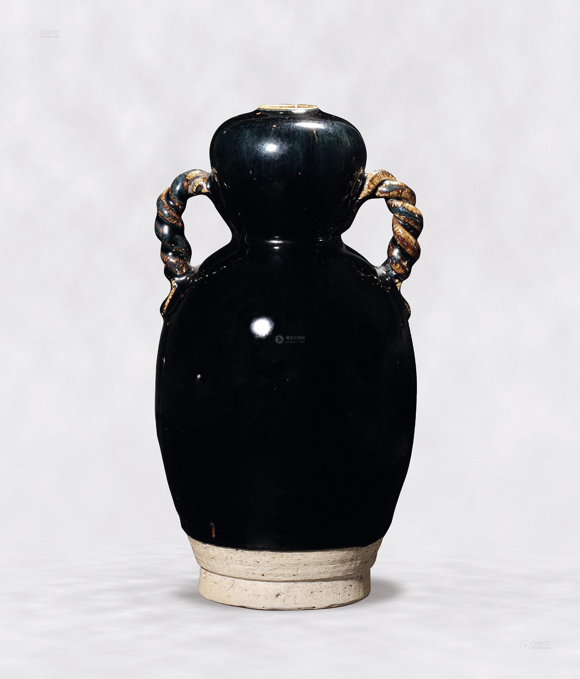 山西窑口68黑釉双系葫芦瓶-道蕴:中国高古瓷器珍品-雅昌拍卖