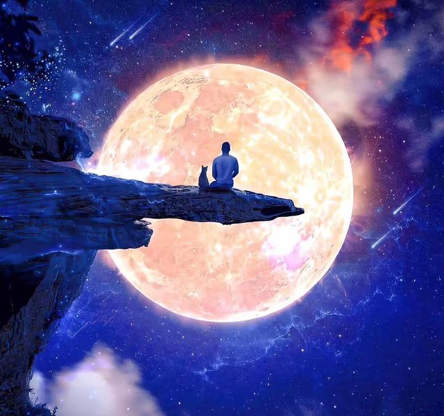 后来我拥有了月光,又何必感到孤独