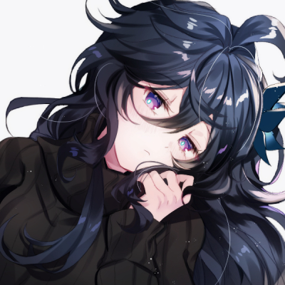 动漫紫系少女头像可爱