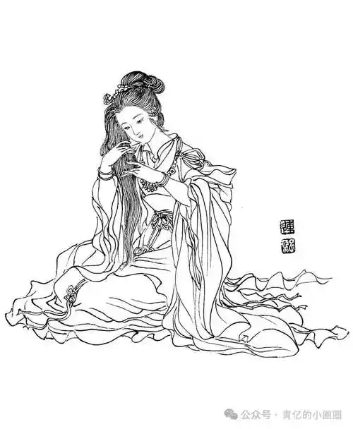 白描线稿(人物)
