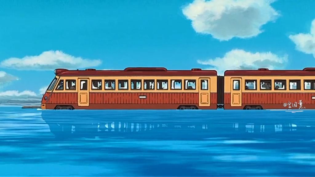 最喜欢千与千寻的海上电车了,太治愈了,带上耳机听更有感觉哟7815