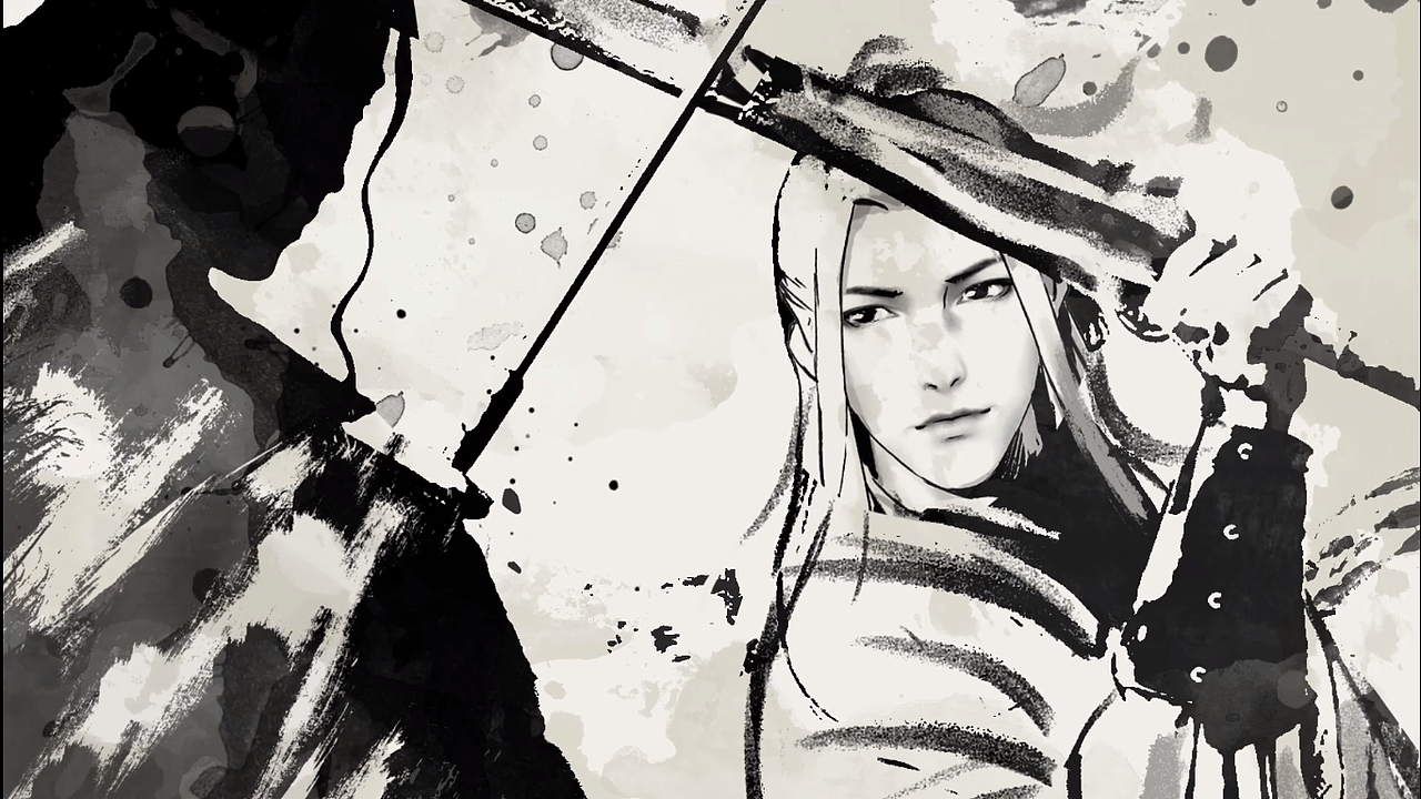 水墨版东方武学-天龙八部动态视频