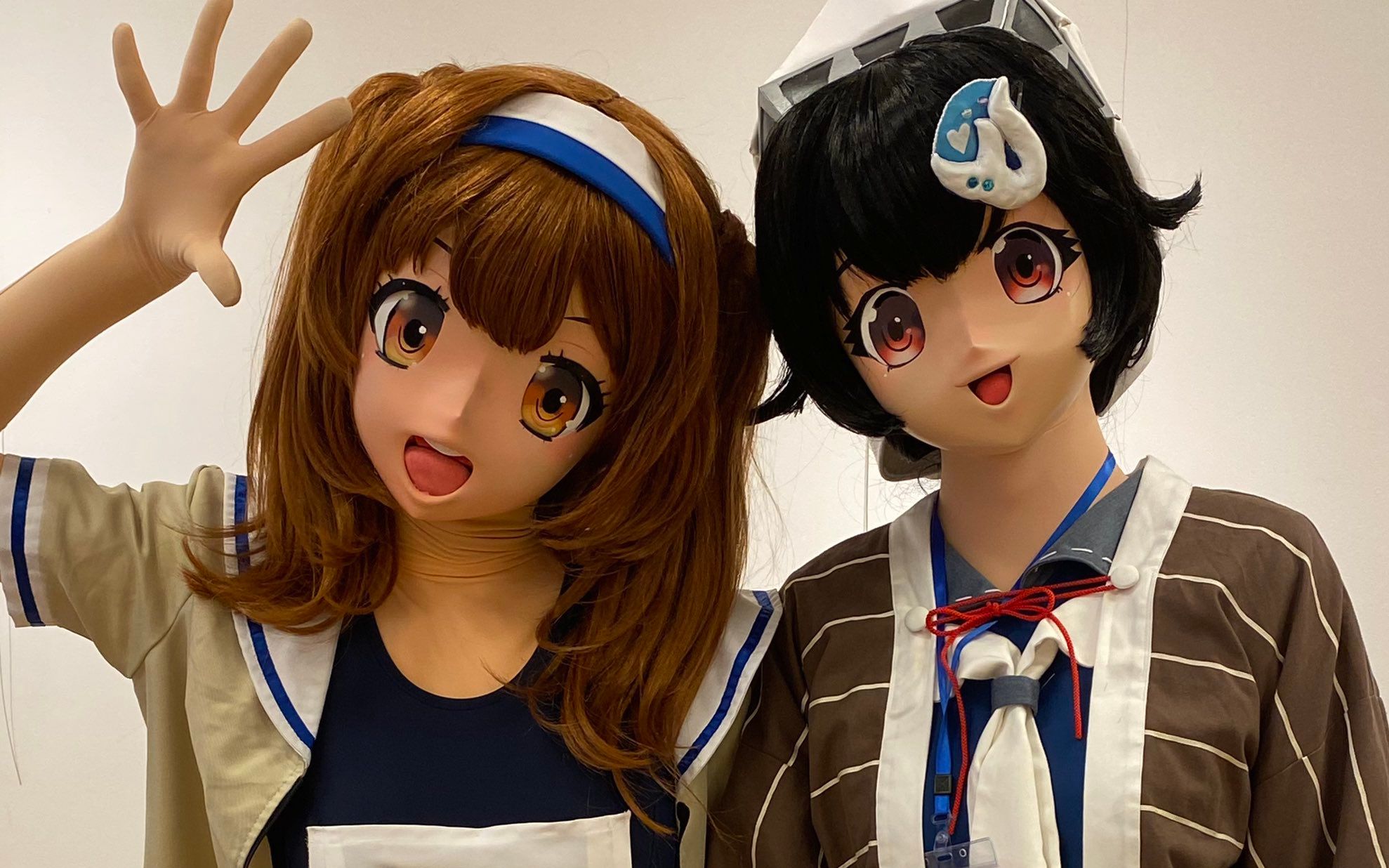 kigurumi面具紧身衣全身包裹kigurumi面具头壳易容小合集nk516