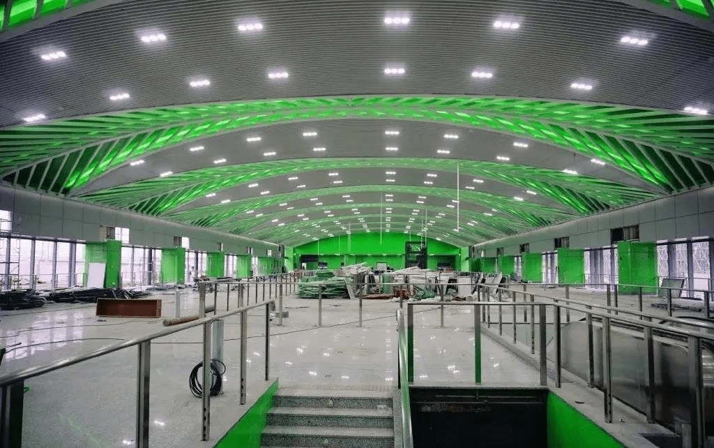 绿绿绿 杭州地铁5号线姑娘桥站实景曝光 指示牌,线路图都装上了