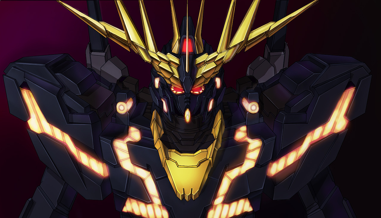 高达独角兽同人插画