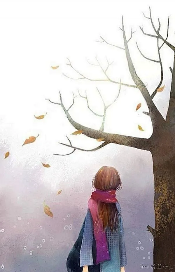 卡通人物图片 在月亮星空下 做一个安静的美少女 - ╋多儿秀╋唯美