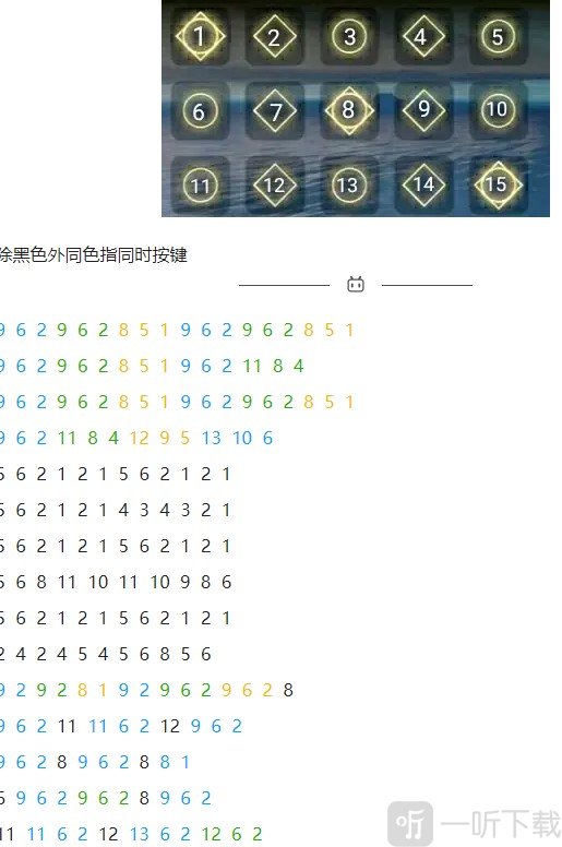 光遇竖琴千本樱数字谱 光遇钢琴笛子简单好听的乐谱分享