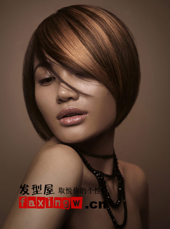 全面的沙宣短发烫发图片沙宣短发烫发发型