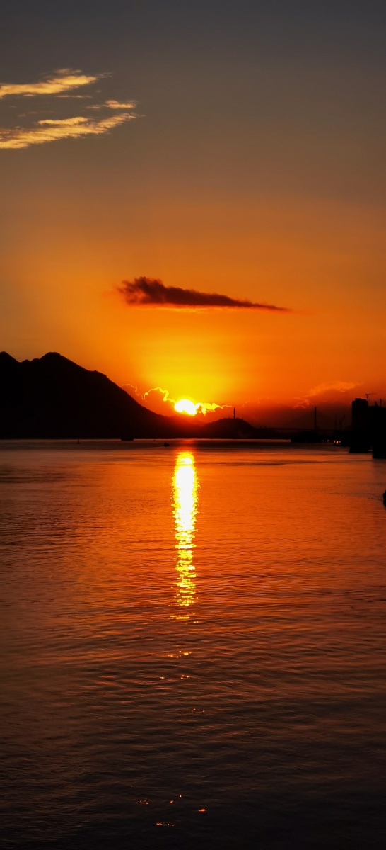 早晨的太阳摄于温州