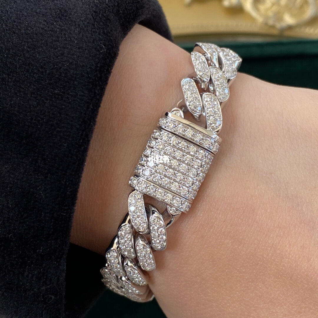 728克拉,18厘米90_男士手链_钻石_时尚_配饰