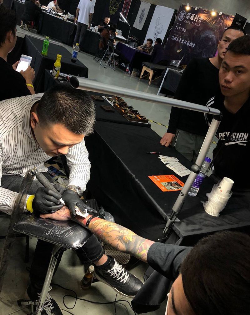 杭州刺青展现场纹身图片