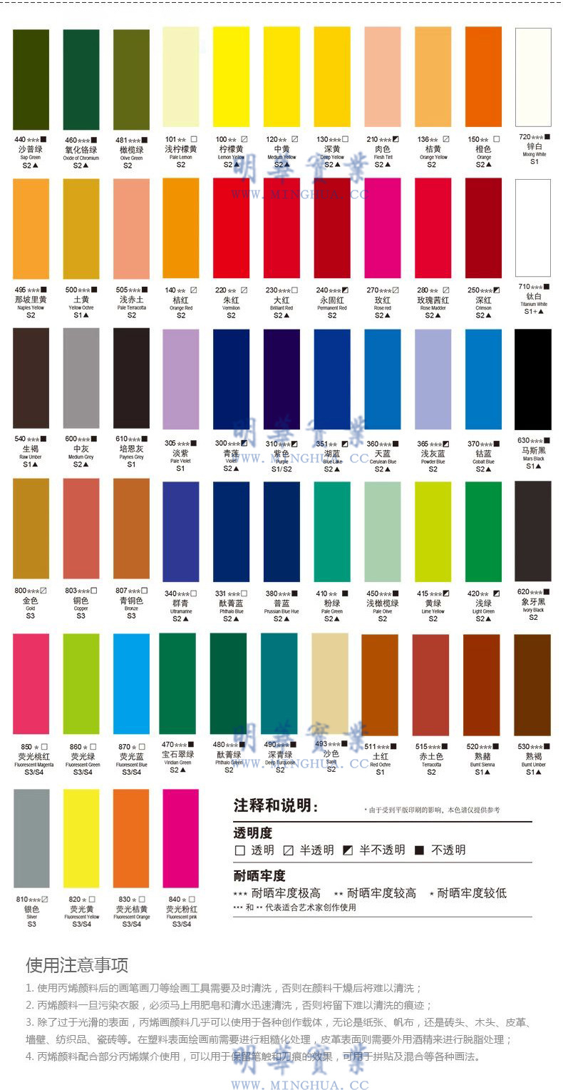 温莎牛顿画家专用丙烯颜料套装10ml*12色手绘 墙绘 纺织 diy