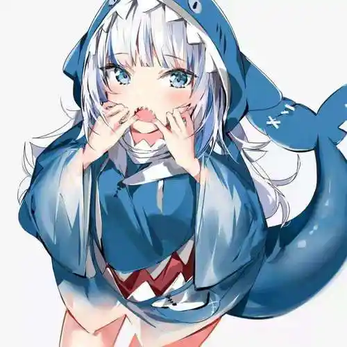 小鲨鱼古拉 ()_虚拟主播_角色 - 插画世界