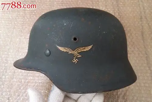 二战德军空军m40钢盔头盔,鹰徽