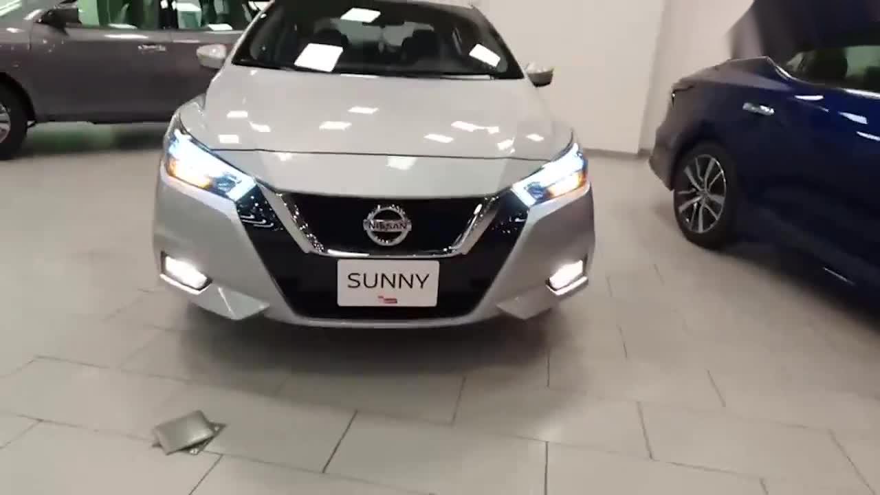 2020款日产阳光到店,拿到钥匙全面了解外观内饰后,才知道有多帅