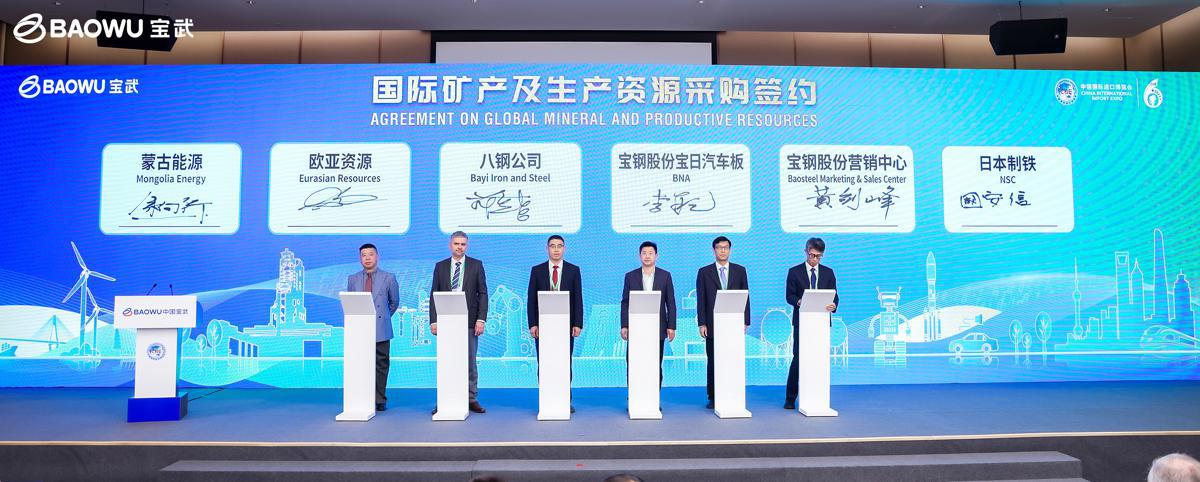 its global partners on the sidelines of the ongoing 6th china