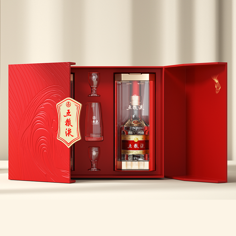 歌德老酒行第八代五粮液52度375ml2礼盒装白酒新老包装随机发货