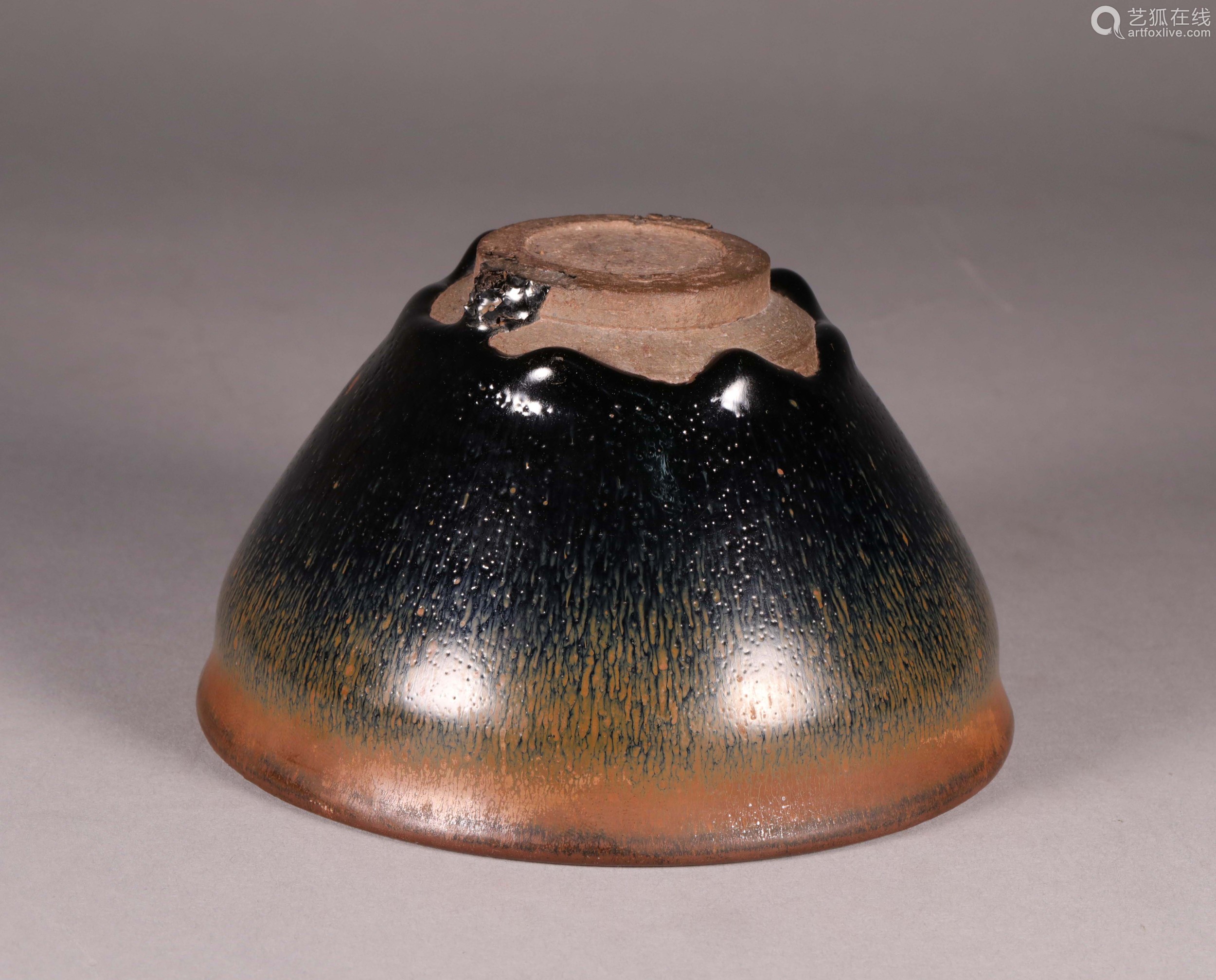 6868lot030968宋代建阳窑兔毫盏