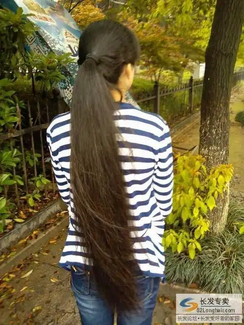 剪下美容院mm柔顺长发